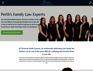 thomsonfamilylawyers.com.au screenshot