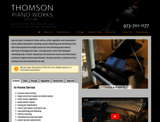 thomsonpianoworks.com screenshot