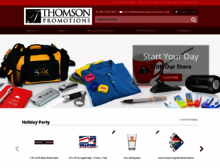 thomsonpromotions.com screenshot