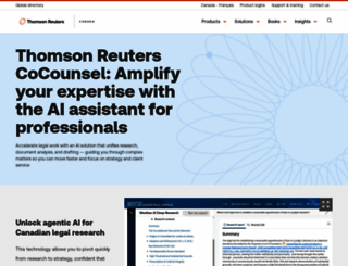 thomsonreuters.ca screenshot