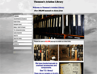 thomsonsaviationmanuals.com screenshot