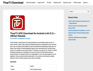 thoptv-download.com screenshot