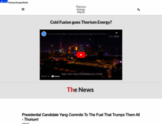 thoriumenergyworld.com screenshot