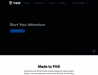 thormotorcoach.com screenshot