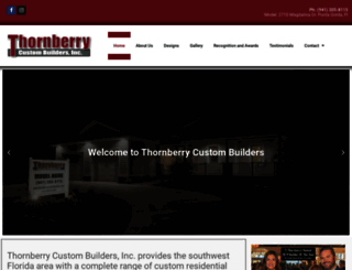 thornberrycustombuilders.com screenshot