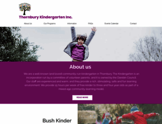 thornburykindergarten.com.au screenshot