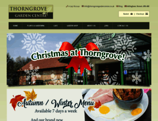 thorngrovegardencentre.co.uk screenshot
