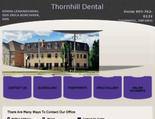 thornhilldental.com screenshot