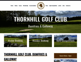 thornhillgolfclub.co.uk screenshot