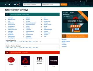thornton-cleveleys.cylex-uk.co.uk screenshot