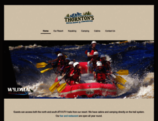 thorntonsresort.com screenshot