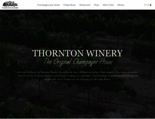 thorntonwine.com screenshot