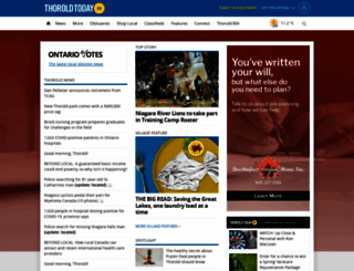 thoroldnews.com screenshot