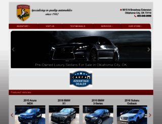 thoroughbredmotors.com screenshot