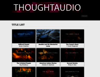 thoughtaudio.com screenshot