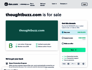 thoughtbuzz.com screenshot