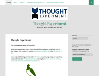 thoughtexperiment.co.nz screenshot