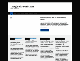 thoughtfulguitarist.com screenshot
