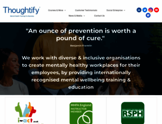 thoughtify.org screenshot