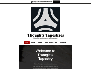 thoughttapestery.wordpress.com screenshot