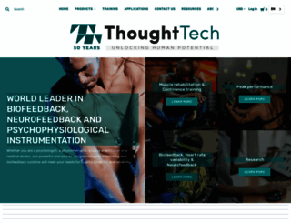 thoughttechnology.com screenshot