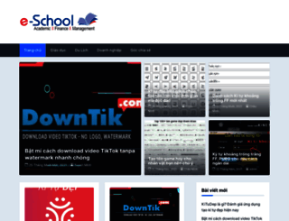 thpt-tranhungdao.e-school.edu.vn screenshot