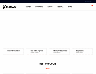 thraxsports.com screenshot