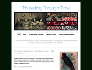 threadingthroughtime.wordpress.com screenshot