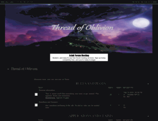 threadofoblivion.jcink.net screenshot