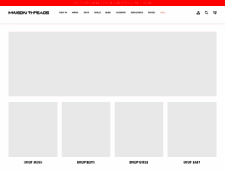 threadsmenswear.com screenshot