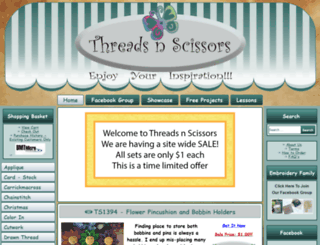 threadsnscissors.com screenshot