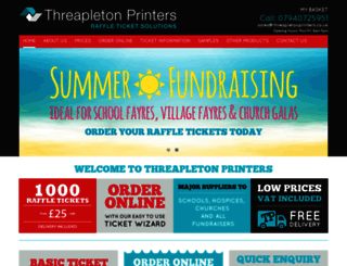 threapletonprinters.co.uk screenshot