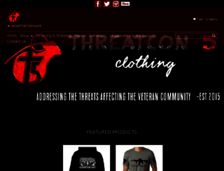 threatcon5clothing.com screenshot