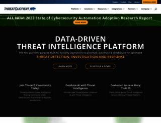 threatq.com screenshot