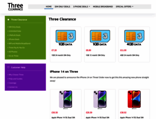 three-clearance.co.uk screenshot