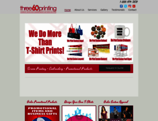 three60printing.com screenshot