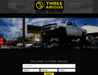 threeamigosautocenter.com screenshot