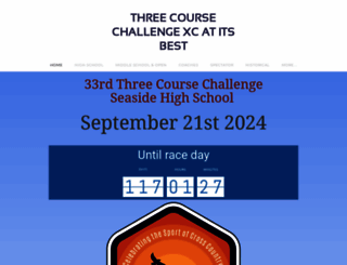 threecoursechallengeshs.com screenshot