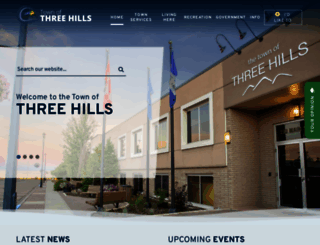 threehills.ca screenshot