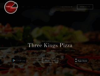 threekingspizza.com screenshot