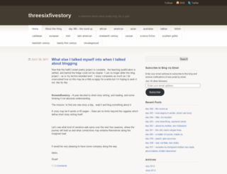 threesixfivestory.wordpress.com screenshot