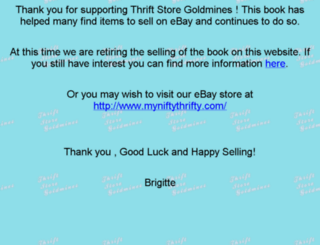 thriftstoregoldmines.com screenshot