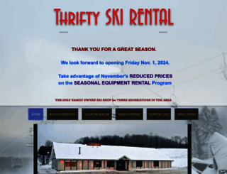 thriftyskirental.com screenshot