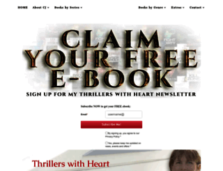 thrillerswithheart.com screenshot