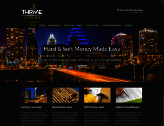 thrive-lending.com screenshot