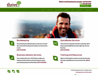 thrivebusinessservices.net screenshot