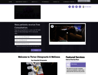 thrivechiropracticvacaville.com screenshot