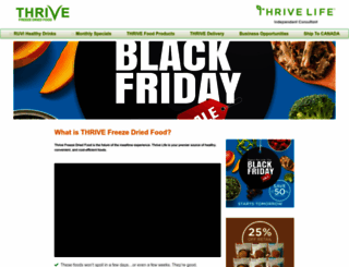 thrivefreeze.com screenshot