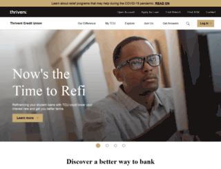 thriventcuonlinebanking.com screenshot