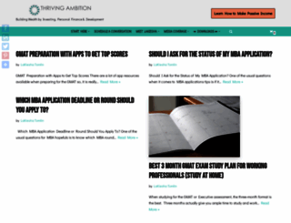 thrivingambition.com screenshot